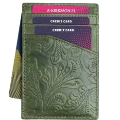 A. Eriksson korttikotelo Adele OLIVE