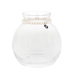 Clearance Aarikka Kupla lasimaljakko iso 22 cm kirkas/valkoinen