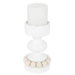 Aarikka Prinssi kynttilänjalka valkoinen