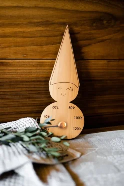 Tonttu saunamittari lämpökäsitelty puu*Aarikka