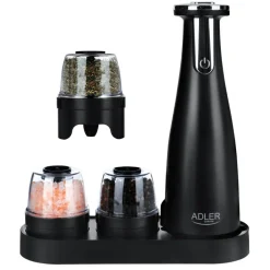 Discount Adler suola- ja pippurimylly elektroninen musta
