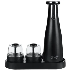 Discount Adler suola- ja pippurimylly elektroninen musta