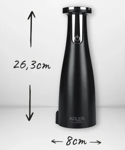 Discount Adler suola- ja pippurimylly elektroninen musta
