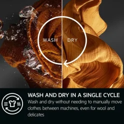 kuivaava pesukone 6/9 kg LWR732A96K*Aeg