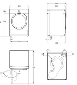 kuivausrumpu 8 kg TR722L84O*Aeg Clearance