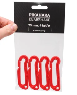 Hot Ahti pikahaka 4 kpl/pkt muovia punainen