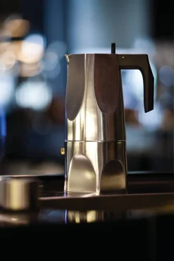 Ossidiana espressopannu 6 kuppia alumini*Alessi Best