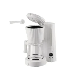 Outlet Alessi Plisse kahvinkeitin 10 kuppia/1,5 L valkoinen
