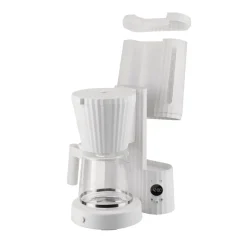 Outlet Alessi Plisse kahvinkeitin 10 kuppia/1,5 L valkoinen