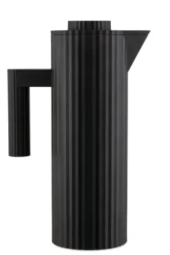 Plisse termoskannu 1 L musta*Alessi New
