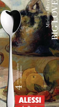 Sydänlusikat BIG LOVE 4 kpl*Alessi Outlet