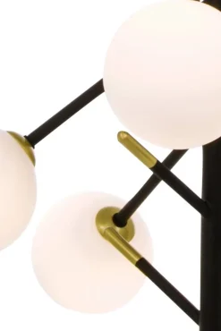 Aneta Lighting kattovalaisin Akrobat 5-os musta/mattamessinki