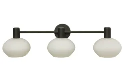 Aneta Lighting kylpyhuoneen seinävalaisin Elba 3-osainen mus* New