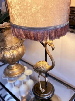 Discount Aneta Lighting pöytävalaisin Flamingo mustakulta/kulta