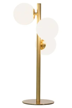 Discount Aneta Lighting pöytävalaisin Molekyl 3-os. mattamessinki