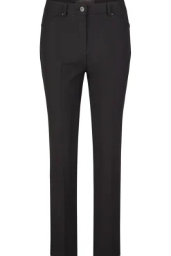 Hot Anna Montana housut Angelika Slim Fit 1240 Basel Black /musta