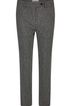 Outlet Anna Montana housut Rose Easy Fit Amaro Black / mustavalkoinen