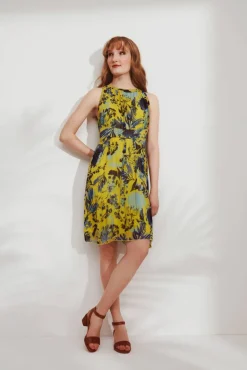 Discount Apart mekko 51761 Keltainen / Sininen