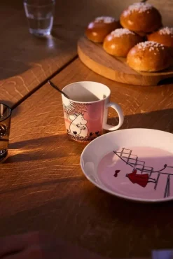 Discount Moomin Arabia Muumi Lautanen Ninni puuteri 19 cm