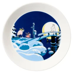 Arabia Muumi lautaset 19 cm Toimisto&Talviyö*Moomin Sale