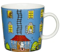 Arabia Muumi muki Muumitalo 0,3 L sininen*Moomin Outlet