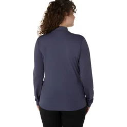 Hot Asics paita Core LS 1/2 Zip Winter Top W 500 INDIGO FOG