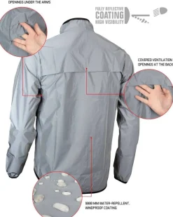 Discount Avento heijastava takki miehille XL