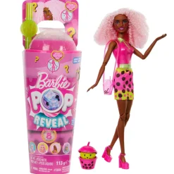 Hot Barbie Pop Reveal Boba Berry Bliss