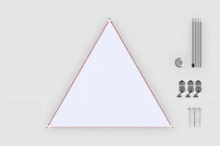 New Bent katossetti valkoinen/punainen