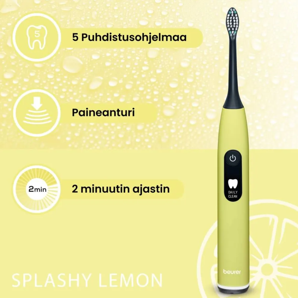 Best Beurer sähköhammasharja Sonic SC50 Splashy lemon