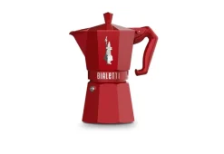 New Bialetti espressokeitin 6 k. Moka Exclusive punainen