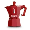 New Bialetti espressokeitin 3 k. Moka Exclusive punainen