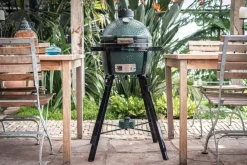hiiligrilli MiniMax jalustalla*Big Green Egg Best
