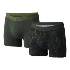 Sale Black Horse bokserit I100 2-pack 5344 Green forest - moss