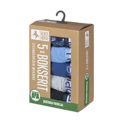 New Black Horse bokserit 5pack I166 blue mix