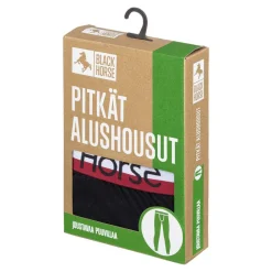 New Black Horse pitkät puuvilla-alushousut I147 6055 Berry