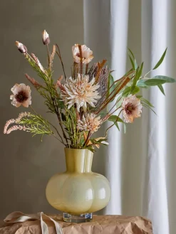 Best Bloomingville koristeoksa Palmflower ruskea