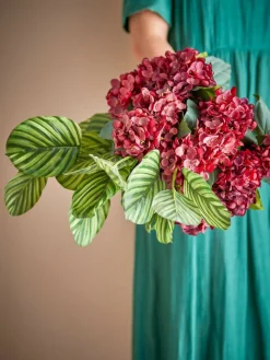 koristeoksa Hydrangea punainen*Bloomingville New