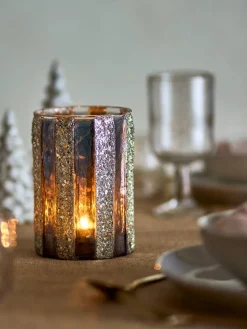 New Bloomingville kynttilälyhty Cicilia kulta