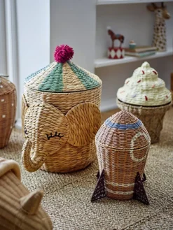 Clearance Bloomingville Mini kori Bobo Basket kannella natural