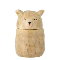 Outlet Bloomingville Mini purkki Puk kannella ruskea