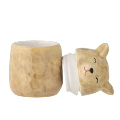 Outlet Bloomingville Mini purkki Puk kannella ruskea