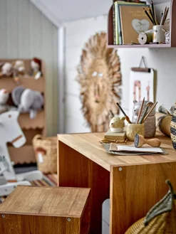 Outlet Bloomingville Mini purkki Puk kannella ruskea