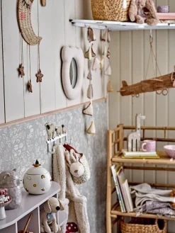 New Bloomingville Mini purkki Agnes kannella valkoinen