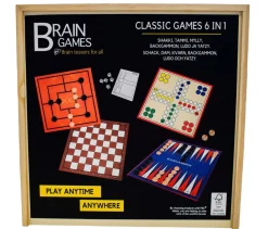 Klassikkopelit 6 In 1*Brain Games Online