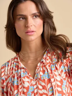 Hot Brakeburn paita Spring vine Punainen