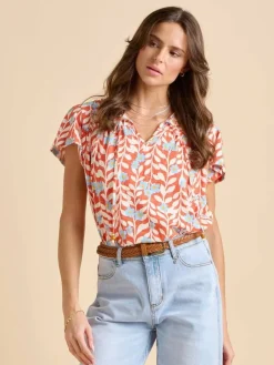 Hot Brakeburn paita Spring vine Punainen