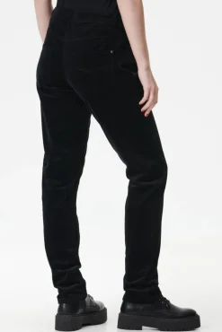 Outlet Brandtex samettihousut Madelaine Black 2800 /Musta