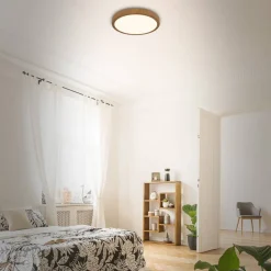 Runa LED-plafondi Ø 38 cm puu*Briloner Clearance