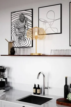 By Rydéns pöytävalaisin Daisy kulta*By Rydu00e9ns